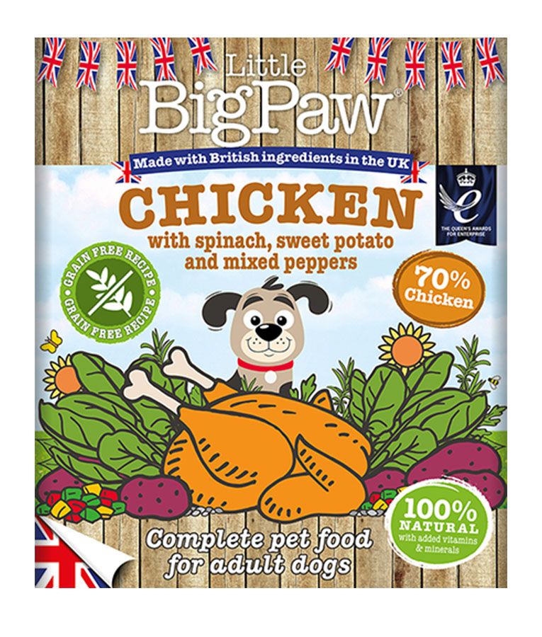 Little Big Paw Dog Chicken With Spinach Animals And Us little-big-paw-dog-chicken-with-spinach-animals-and-us