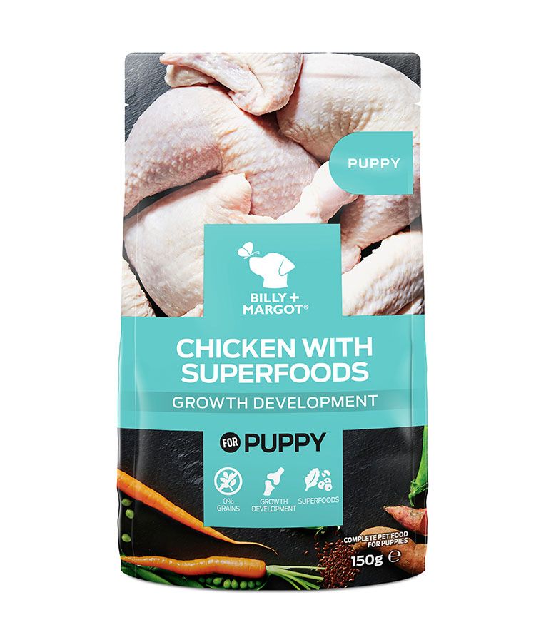 Billy & Margot Puppy Chicken with Superfoods Pouch