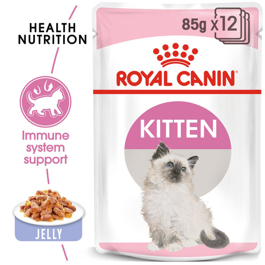 Feline Health Nutrition Kitten Jelly X12 Pouches