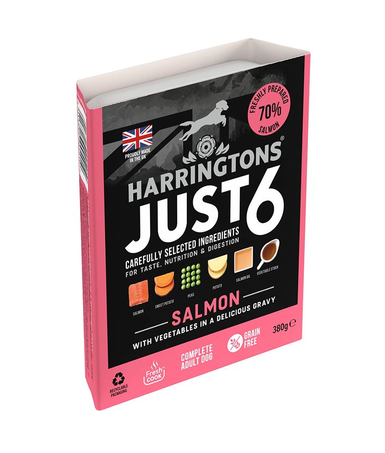 Harringtons Just 6 Salmon Grain Free Wet Dog Food