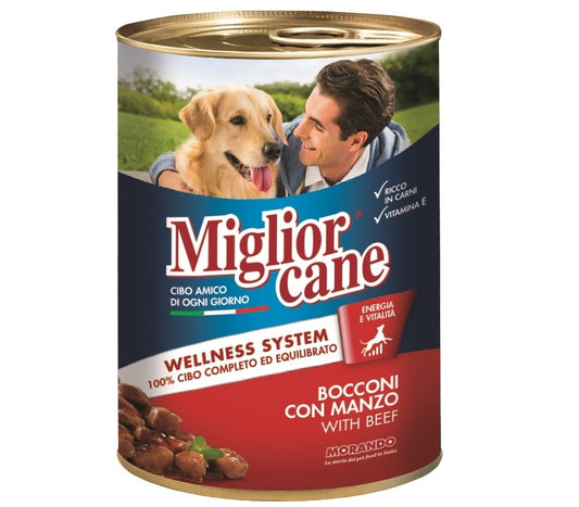 Miglior Cane Chunks Beef Canned Dog Food 1250G