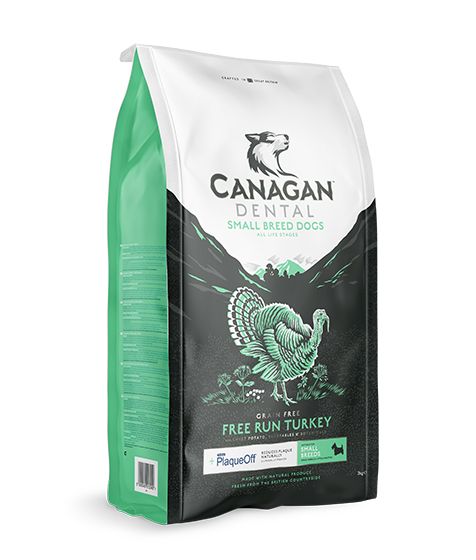 Canagan Free Run Turkey Dental Dogs Dry Food 12kg