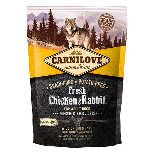 Carnilove Fresh Chicken & Rabbit For Adult Dogs 1.5kg