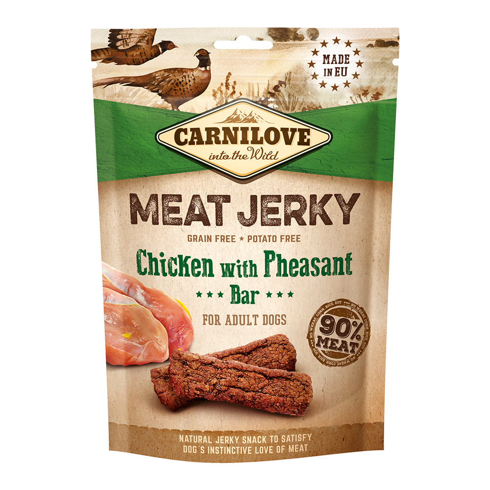 Carnilove Jerky Snack Chicken With Pheasant Bar 100g