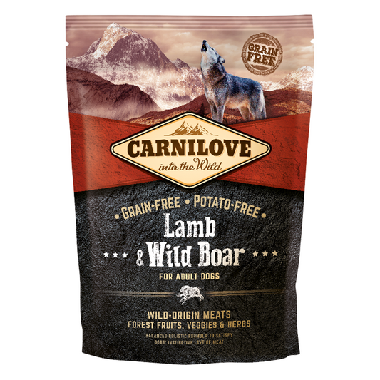Carnilove Lamb & Wild Boar For Adult Dogs 1.5kg