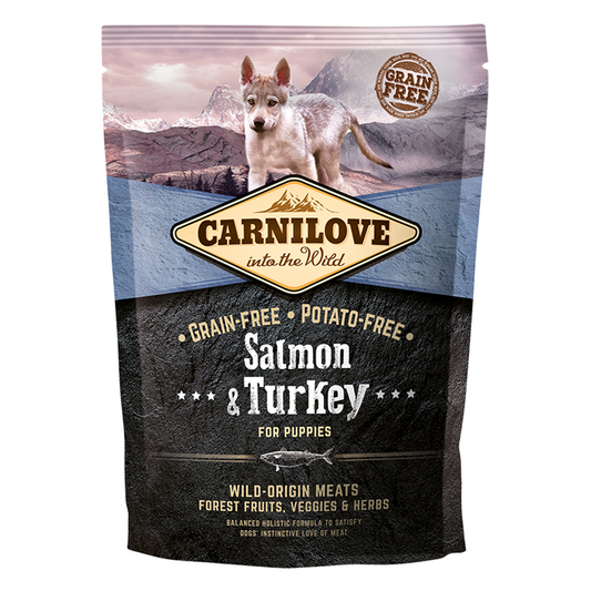 Carnilove Salmon & Turkey For Puppies 1.5kg