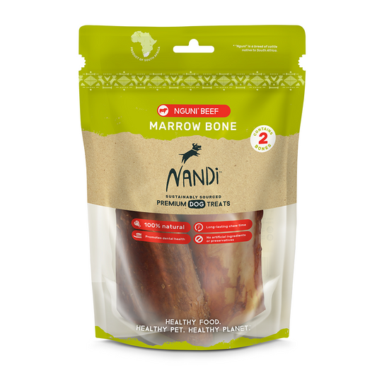 Nandi Nguni Beef Marrow Bone Chews 400g