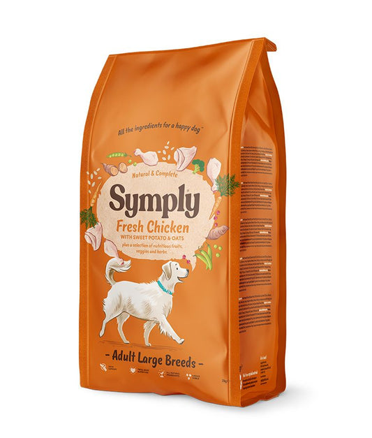Symply Adult Large Breed Chicken Dry Dog Food 12KG
