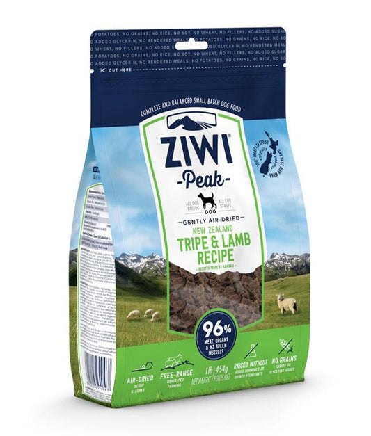 ZiwiPeak Air Dried Tripe & Lamb Dog Food 2.5KG