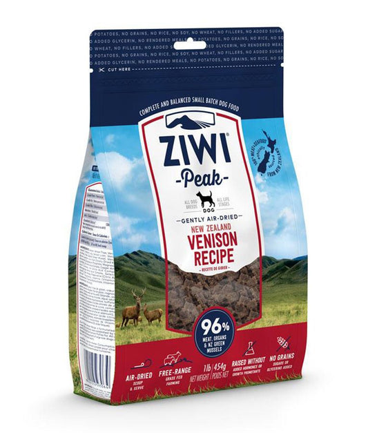 ZiwiPeak Venison Air Dried Dog Food 1KG