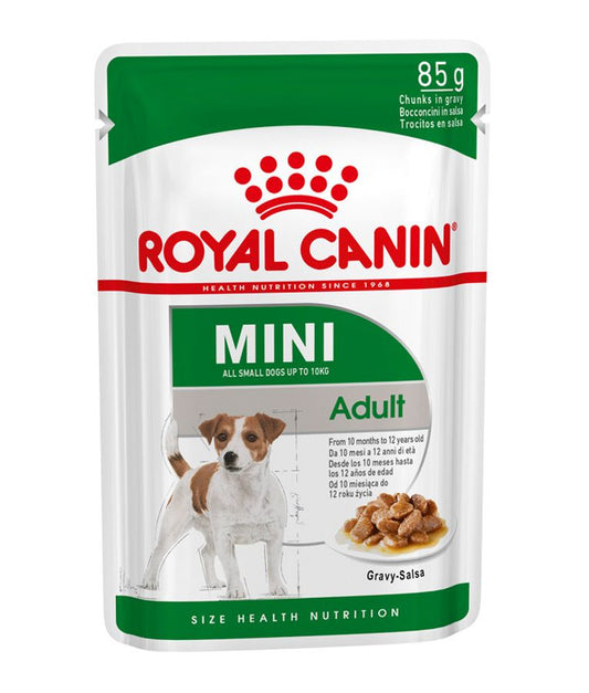 Royal Canin Mini Adult Wet Food Pouches 12x85g